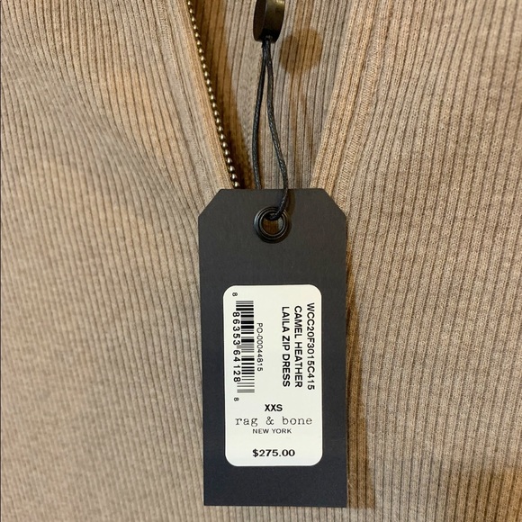 Rag & Bone Laila Zip Midi Dress. - Picture 8 of 10